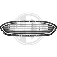 Diederichs KüHlergitter KüHlergrill Passend FüR Ford Fiesta Vii Chrom/Schwarz