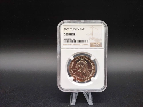 2002 Turkey 1,000,000 Lira Coin NGC "Genuine" - Hyperinflation - FREE Shipping!