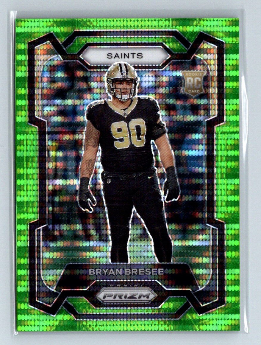 2023 Panini Prizm Green Pulsar Bryan Bresee #372 Rookie Card RC