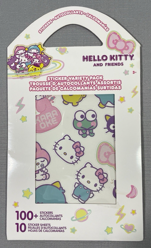 Hello Kitty and Friends Sticker Variety Pack (10 Stickerbögen/100+ Sticker) - Bild 2 von 4