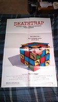 Deathtrap One Sheet Movie Poster Memorabilia 1982 Michael Caine Christopher Reev Deathtrap One Sheet Movie Poster Memorabilia 1982 Michael Caine Christopher Reev