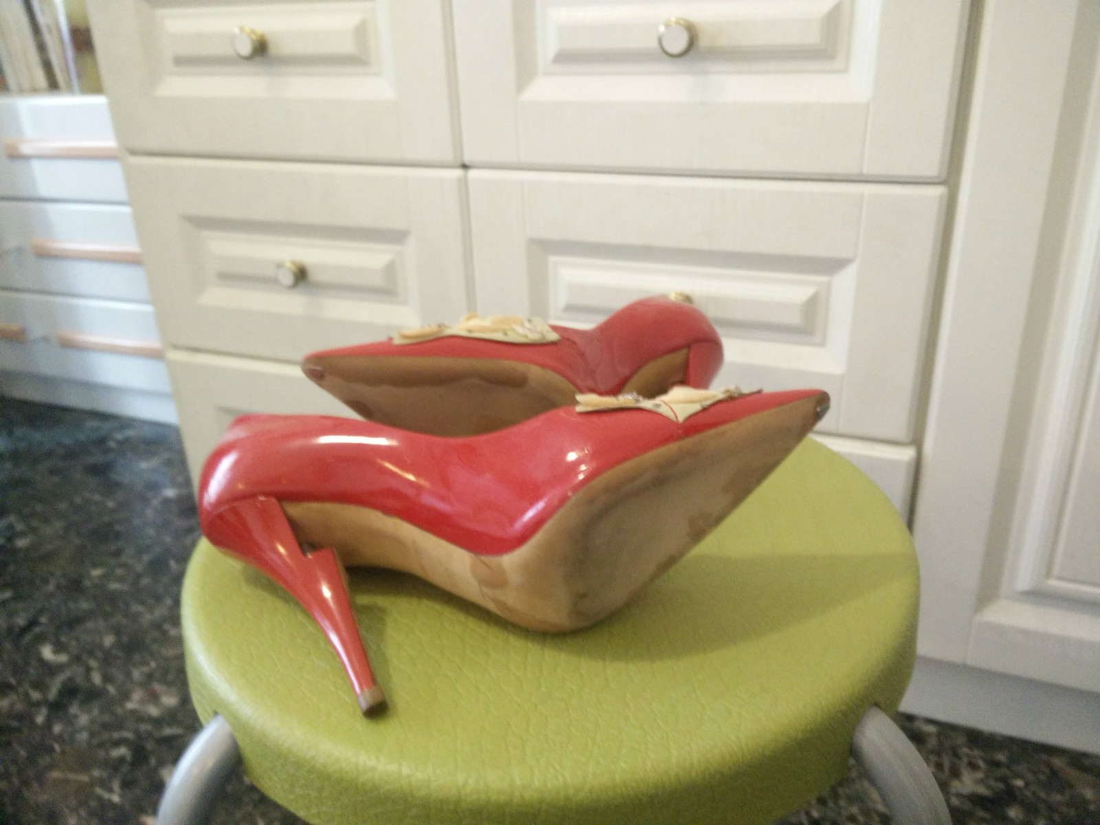 Louis Vuitton Red Heels for Women for sale