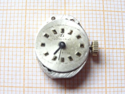 Handaufzug Werk DAU Junghans 71 Werk GUB Glashütte 9-20 defekt Unruhe OK OG5 21