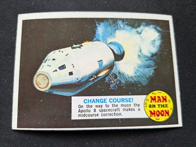 1969 Topps Man On The Moon Card # 50B Change Course (VG/EX)