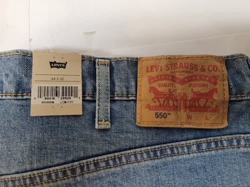 Levi's 550 mens relaxed blue jeans size 44 x 32 / we4146 r4 t3 - Picture 2 of 7