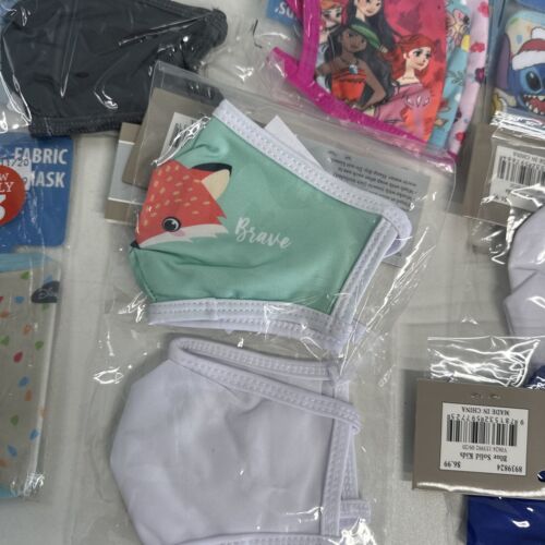 20 Packages of Kid Face masks NEW Mix variety See pics - Picture 12 of 15
