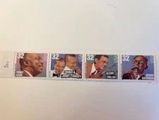 US Stamp Scott # 3099 American Music-Big Band   MNH Strip of 4 1996