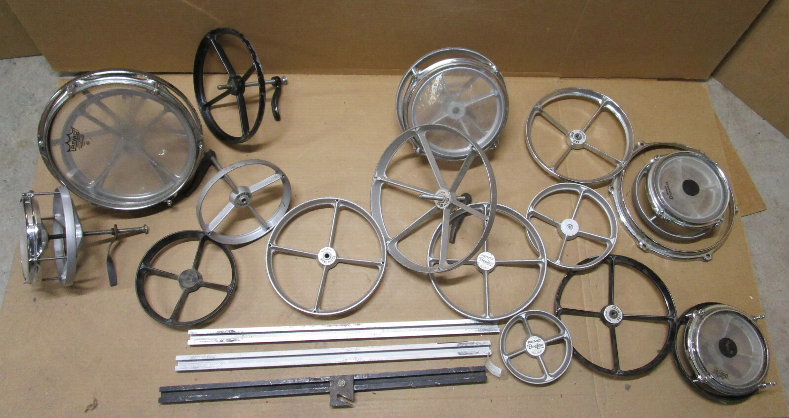 Assortment of Vintage Roto Tom Rototom Parts Remo & Others !No Reserve