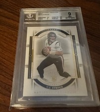 2023 National Treasures Gold CJ Stroud Gold RC Jersey # BGS 9