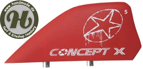 Concept X Kite Kiteboard Finne Kitefin Fin 6cm HC ROT