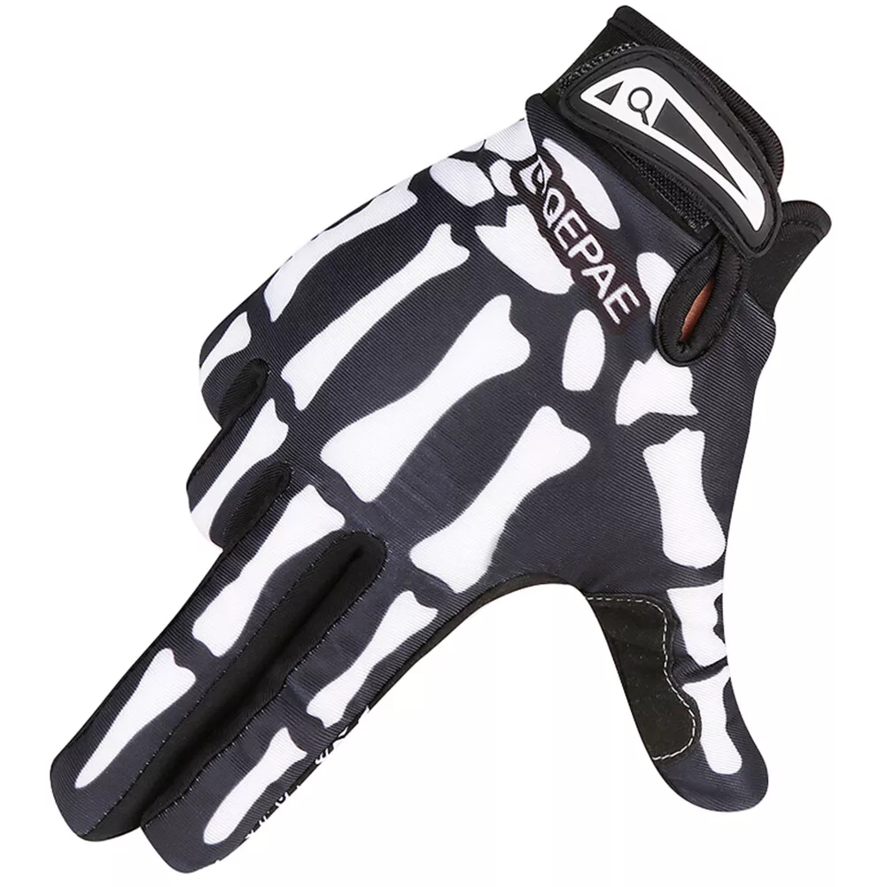 Cycling Gloves Outdoor Sport Racing Bike Motorcycle Ghost Skeleton