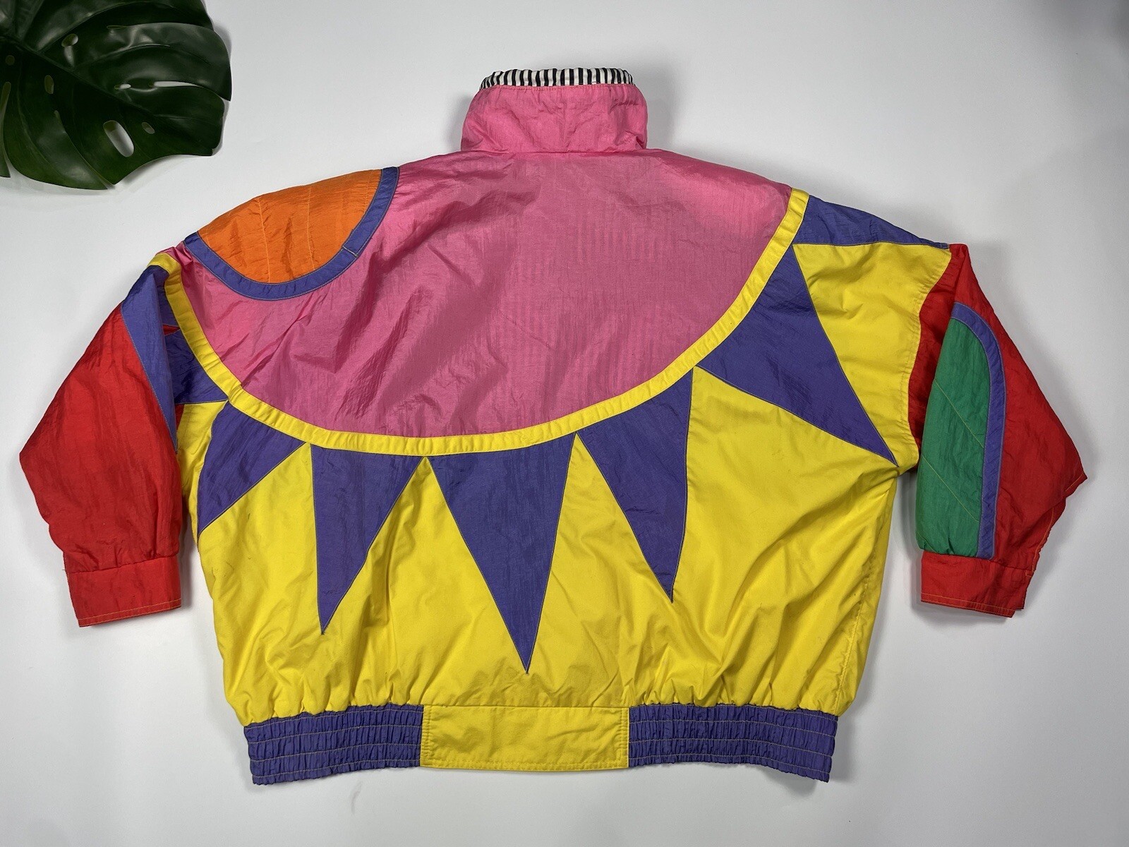 VTG 1980s XL 1X GIACCA BY J. GALLERY | Neon Windbreaker Jacket | eBay