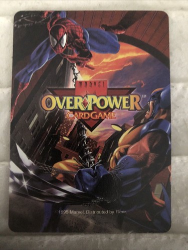 1995 Marvel Overpower Collectible Card Game Power Cards Nightcrawler - Picture 2 of 2