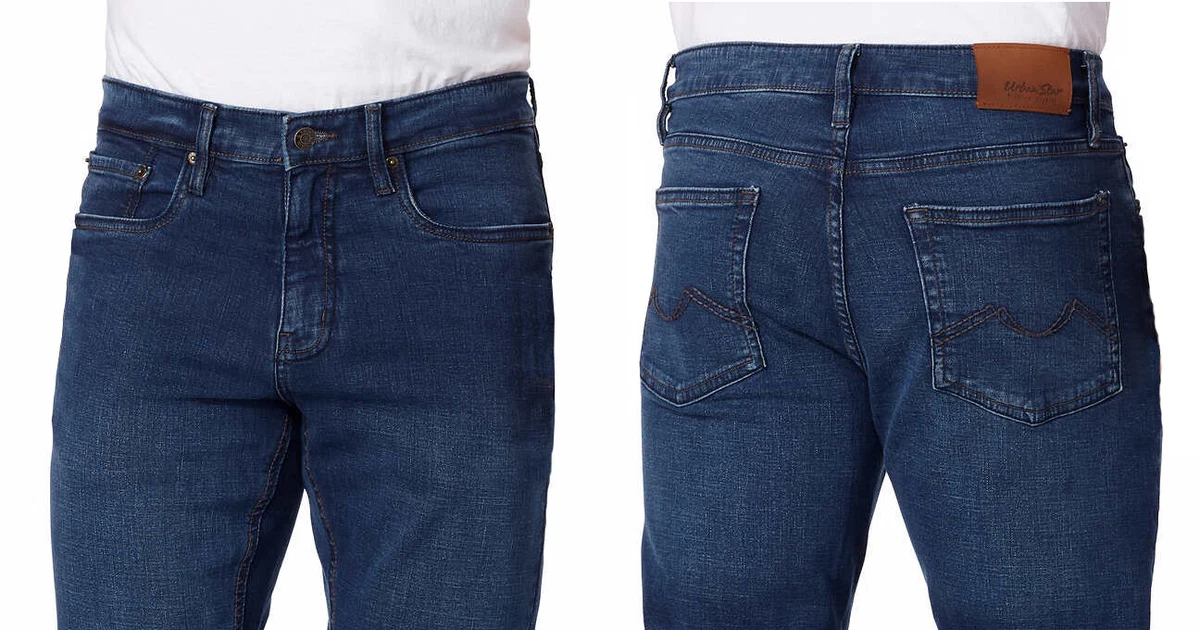 Urban star sale men's stretch jeans