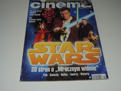 Cinema 9/1999 Polish magazine Star Wars, Ewan McGregor, Natalie Portman L Neeson