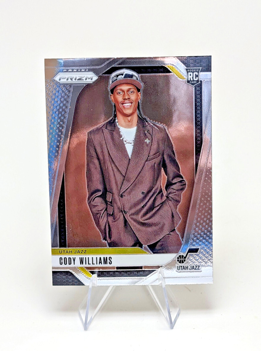 2024-25 Panini Prizm Basketball #232 Cody WIlliams Rookie Image Variation