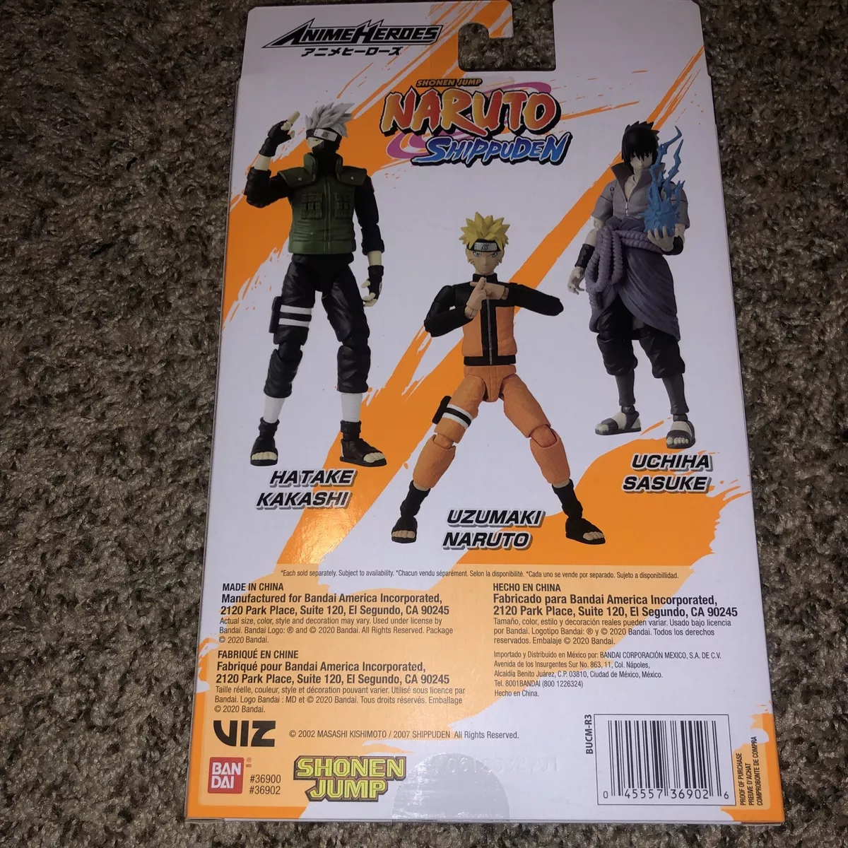 Figurine Anime Heroes Beyond Naruto Shippuden - Sasuke BANDAI : la