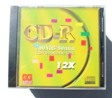 12 SEALED Vtg Great Quality CD-R 700MB / 80MIN CD Recordable Disc 