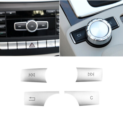 Central Multimedia Button Cover For Mercedes Benz C-Class W204 2007-2014