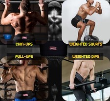 Weight training Dipping Belt Weight Dip Lifting chain attachment  Back Support