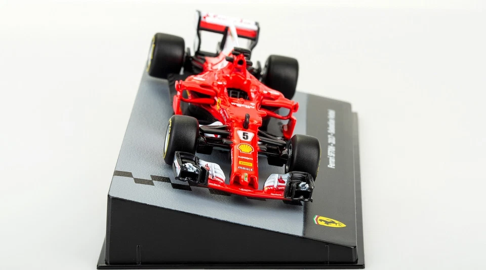 Ferrari SF70H Sebastian Vettel 2017 Scala 1:43 Modellino Formula1 Collezione N°5 - Immagine 4 di 4