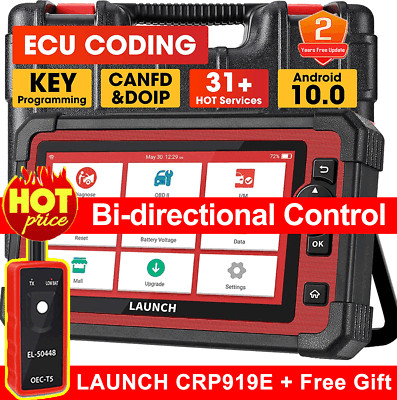 LAUNCH X431 CRP919E PRO Elite Bidirectional Car Diagnostic Scanner ECU Coding