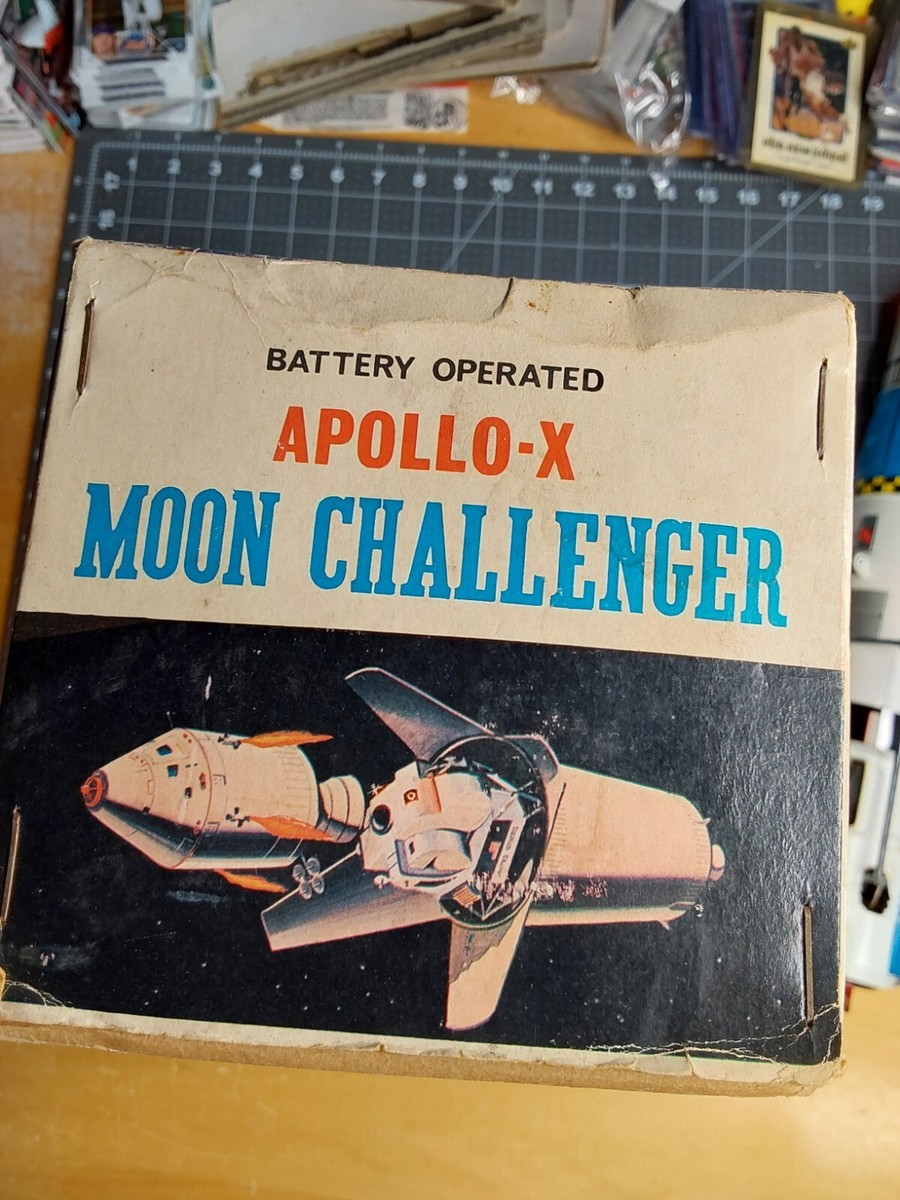 TN Nomura Boxed 1960s Battery Operated Apollo X Moon Challenger