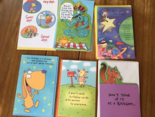 LOT OF 16 HUMOROUS BIRTHDAY CARDS ENVELOPES BY PARAMOUNT GREETINGS