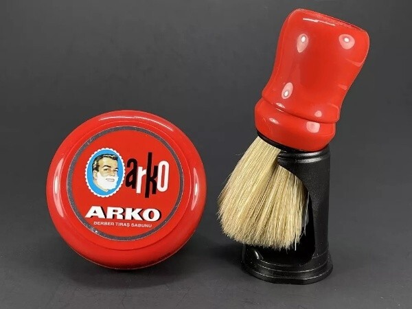 Soap Tub & Brush By Omega Set Gift Man Holiday Christmas