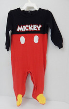 Disney Disney Baby  Mickey Mouse One Piece Footed Sleeper  9 mo