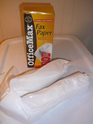  Fax Paper Thermal Office Max 2 Rolls 81/2''  X 60'' Core is 1/2'' NIP