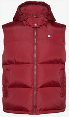 Tommy Jeans TJM ALASKA VEST Rot Gr. M Herren Steppweste UVP:199,90  (1845)