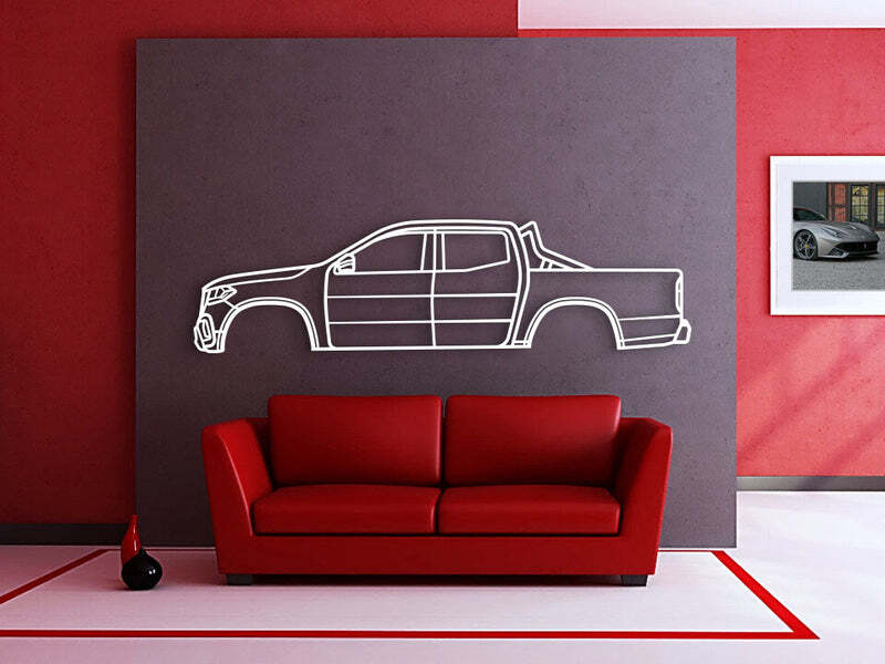 Wall Art Home Decor 3D Acrylic Metal Car Auto Poster USA Silhouette 2018 X-Class