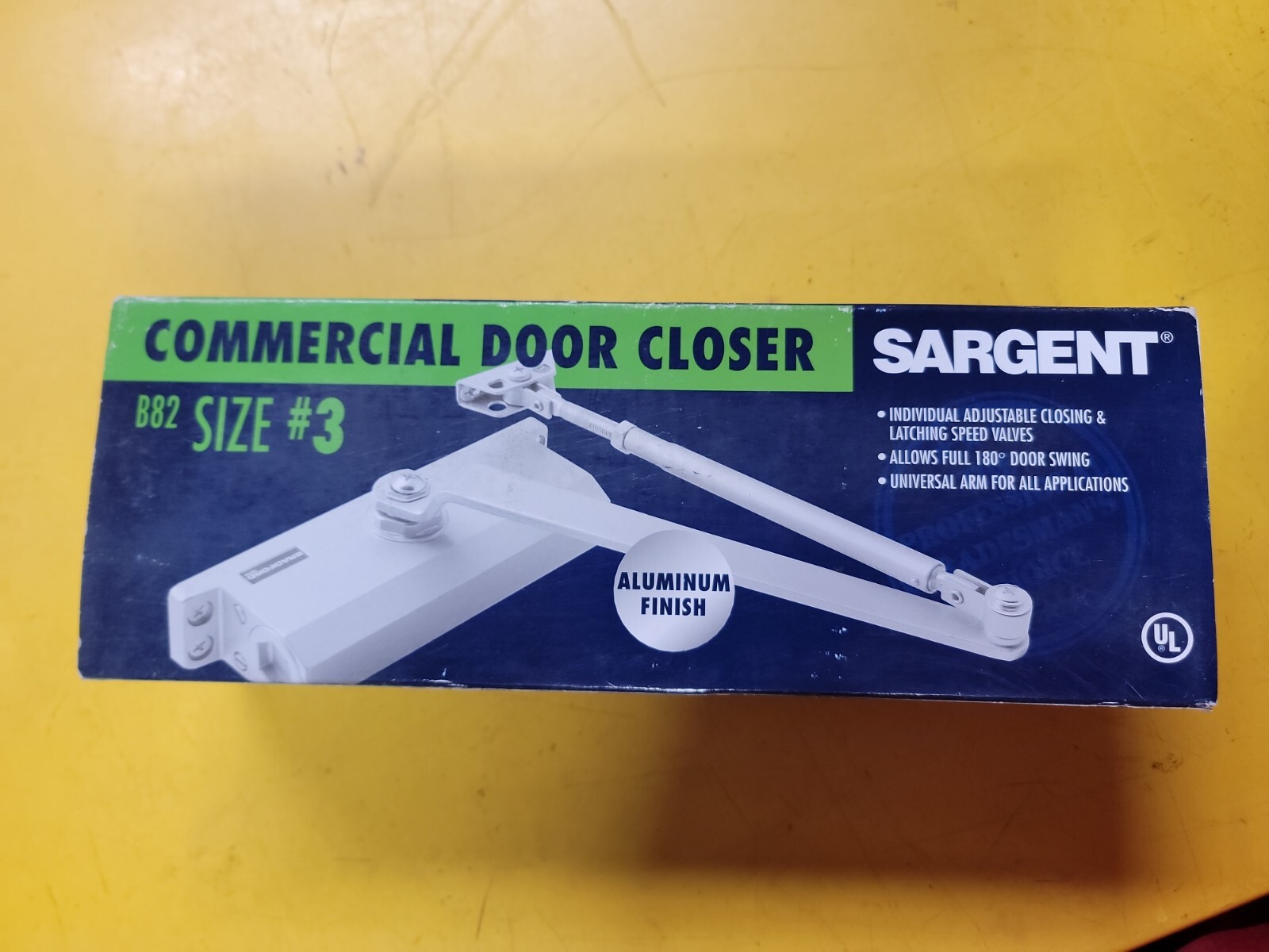 Bradford Sargent Commercial Door Closer B82 Size3 eBay