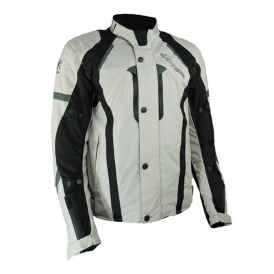 Gryphon Blue Ridge Gray/Black/Green Waterproof Motorcycle Jacket Men's Sizes