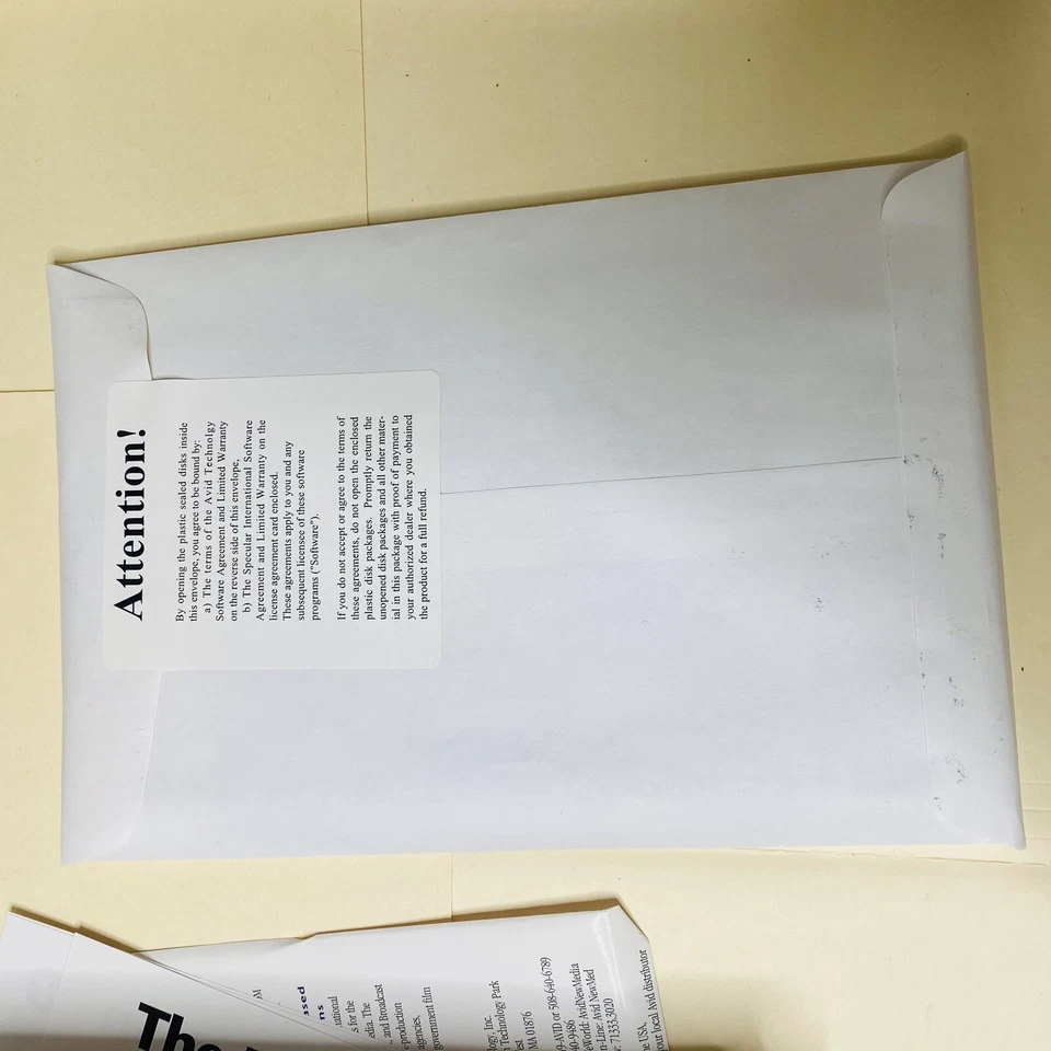 Avid Videoshop 3.0 for Macitnosh Software Open Box Complete Vtg Mac - Image 4 of 4