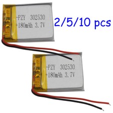 3.7V 180mAh 0.666Wh Li-Polymer Rechargeable Li Battery 302530 For Bluetooth GPS