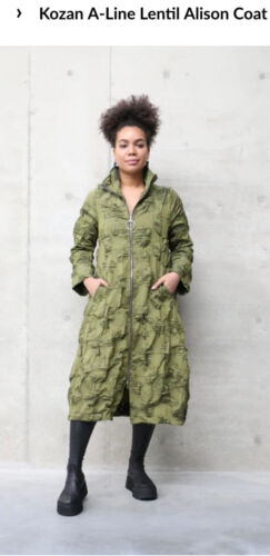 Kozan Clothing Alison Jacket Dress Coat in Lentil - Picture 1 of 9
