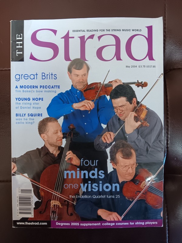 The Strad Magazine - May 2004 - Tim Baker, Daniel Hope, Billy Squire