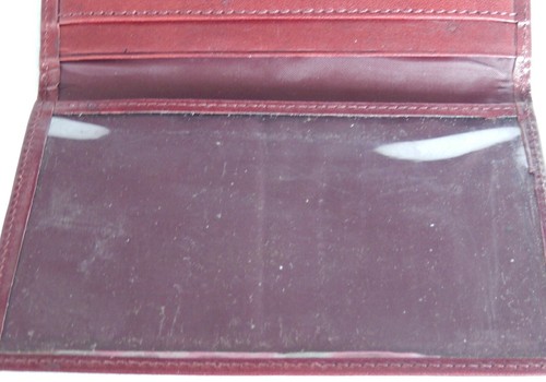 Burgundy Leather Wallet - Arnold and Arnold - London Leather Goods - BiFold - Picture 4 of 7