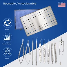 Reusable Cataract Surgical Complete Kit 12 PCS Ophthalmic Instruments Kit German