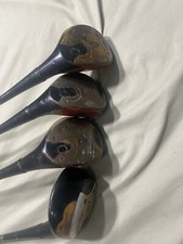 Vintage Walter Hagen Haig Ultra Wood Set 1 3 4 5 Steel Shaft RH REG Flex