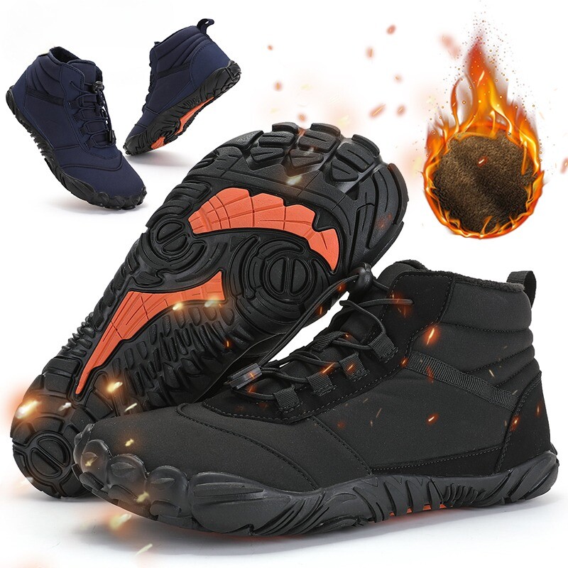 Winter Outdoor Boots Mens Women Autumn Winter Waterproof Barefoot Shoes Sneakers