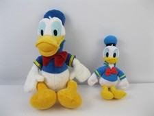 Donald Duck Plush Lot Of 2 Classic Outfit 16" 11" Disney Parks Stuffed Animal