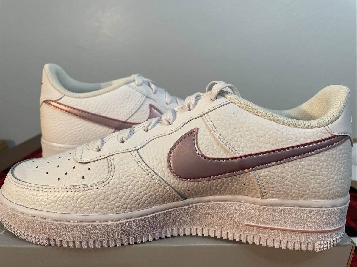 Nike Air Force 1 GS White Pink Glaze CT3839-104 Size 7Y
