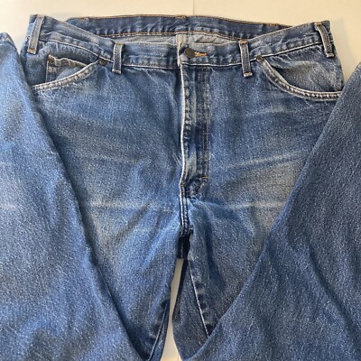 Dickies Mens Carpenter Jeans Size 38x29 Relaxed Fit Straight Leg Denim 