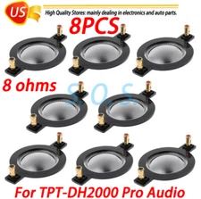 8Pcs For Timpano Tempesta TPT-RPDH2000 TPT-DH2000 Replace Diaphragm Horn Driver