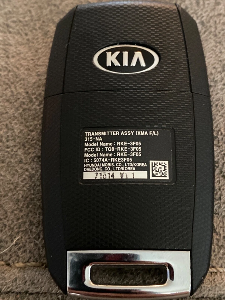 OEM keyless entry flip key fob remote Door lock 4 button for Kia Sorento  Foto 3 de 3