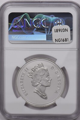 Canada 1999 Dollar Silver NGC Proof 70 UC Voyage of Juan Perez