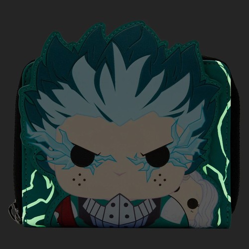 Funko Pop! by Loungefly My Hero Academia Deku Infinity Glow Cosplay Wallet - Picture 2 of 6